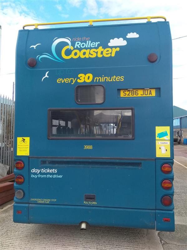 Semi open top Daf DB250  Double Decker 