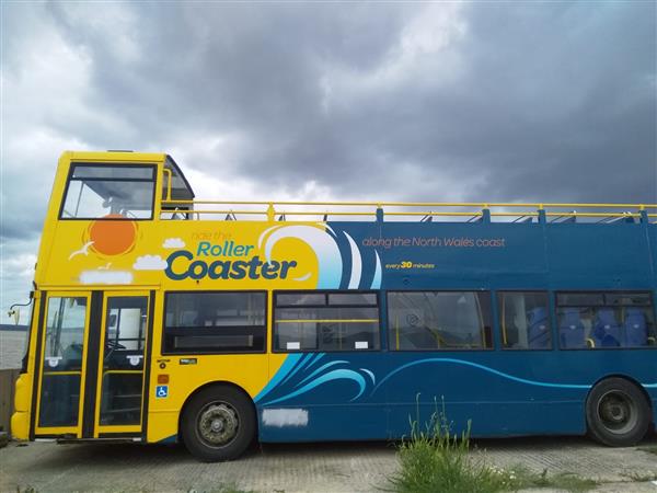 Semi open top Daf DB250  Double Decker 