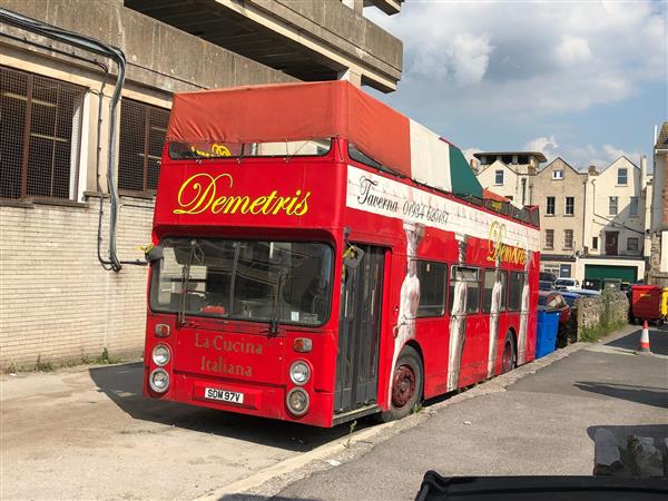1980 Daimler Fleeline open top bus 1980 Daimler Fleeline open top bus