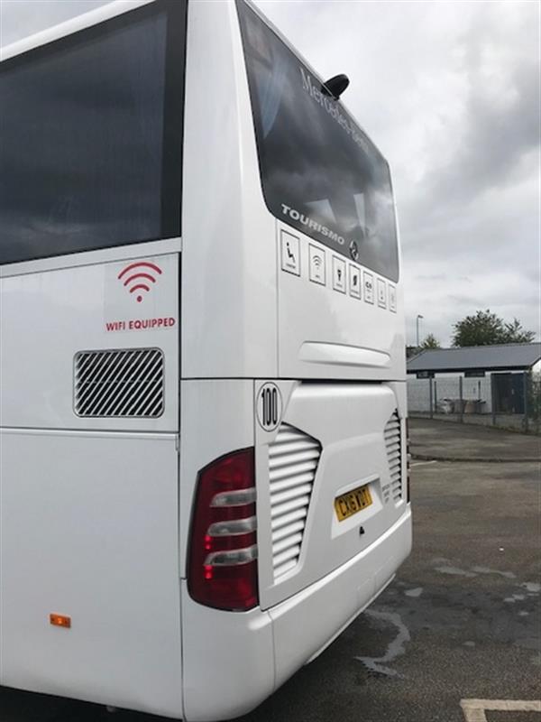 Sold in 2021. 2016 Mercedes Tourismo Euro 6 Coach Sold in 2021. 2016 Mercedes Tourismo Euro 6 Coach