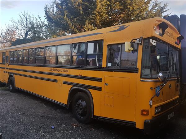 2001 Bluebird American School bus right hand drive 2001 Bluebird American School bus right hand drive