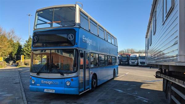 2004 Dennis trident 80 seater with seat belts.