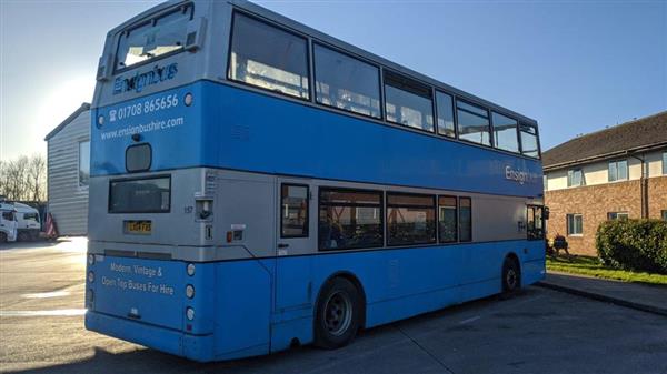 2004 Dennis trident 80 seater with seat belts.