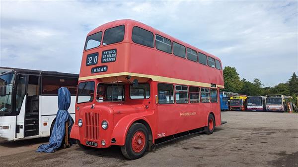 1961 Guy Arab double decker bus back loader