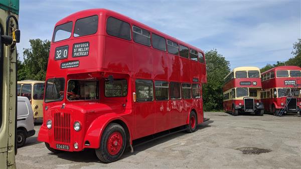 1961 Guy Arab double decker bus back loader