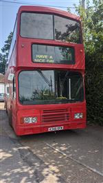 Now sold, 1993 Leyland Olympian triaxle in France 