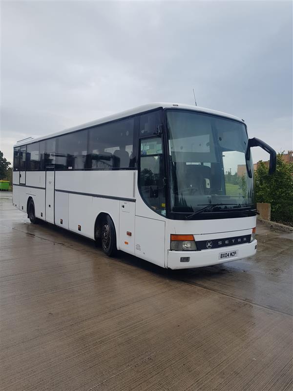 2004 Setra 315 GT 49 Seat coach, MOT November, 6 cylinder, 6 speed manual, excellent runner.