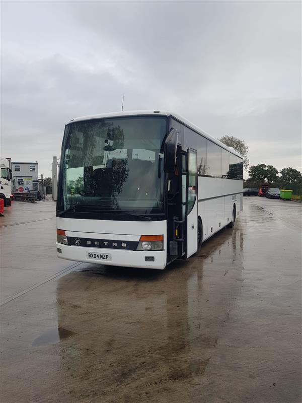 2004 Setra 315 GT 49 Seat coach, MOT November, 6 cylinder, 6 speed manual, excellent runner.